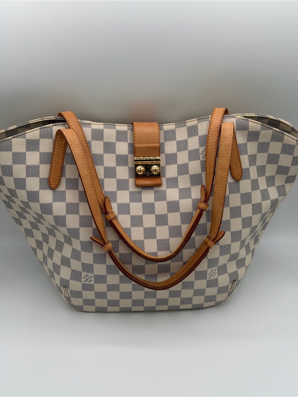 LOUIS VUITTON Salina PM Damier Tote Bag  Damier Azur Canvas🔥